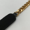Pre-owned Yves Saint Laurent VICKY Black velour 538439 shoulderbag | stylenewstar