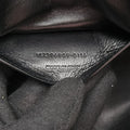 Pre-owned Yves Saint Laurent Monogram Envelope Black Leather 396909 shoulderbag | stylenewstar
