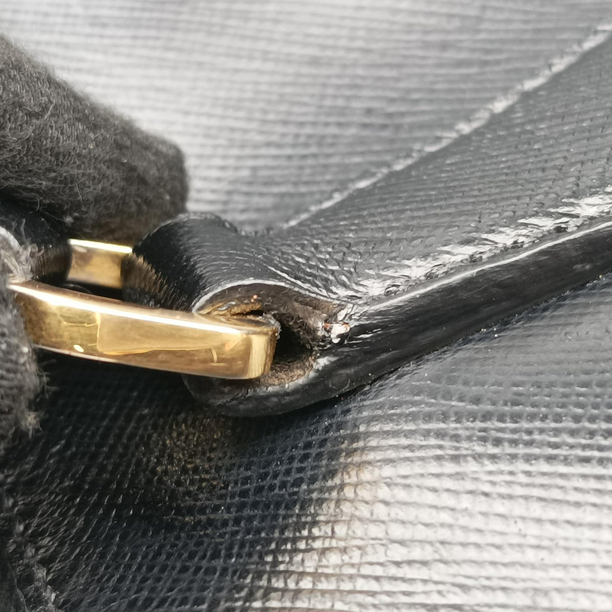 Galleria Black SAFFIANO Leather BN2274 117ガレリア ブラック サフィアーノレザー BN2274 117