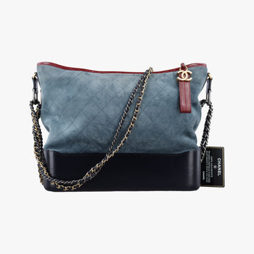 GABRIELLE Blue×Black×Red Leather×Suede A93825 24235091ガブリエル ブルー×ブラック×レッド レザー×スエード A93825 24235091