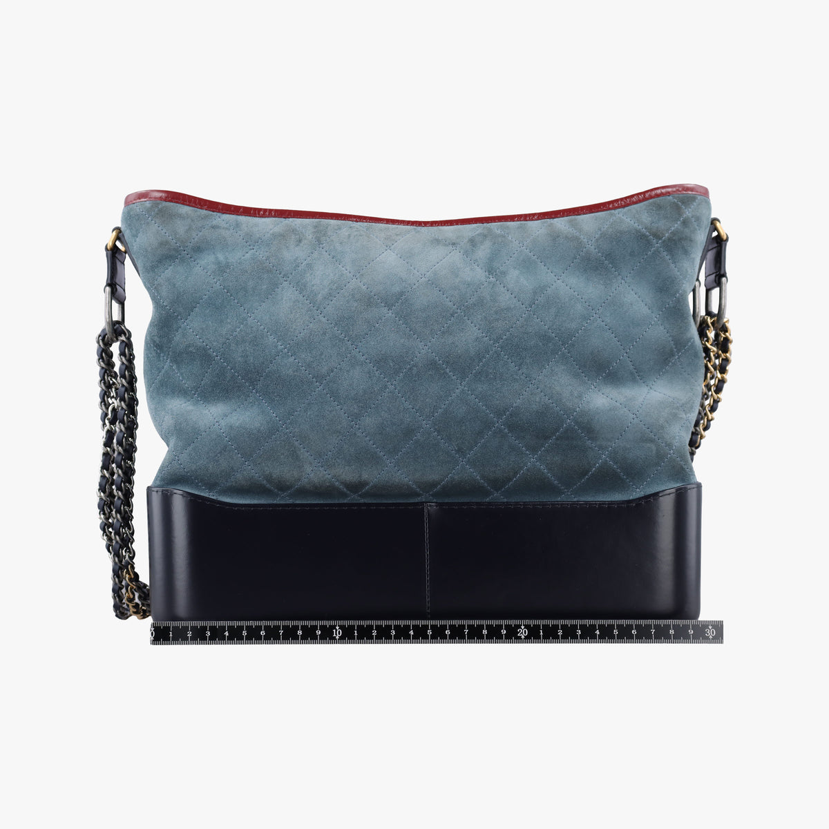 GABRIELLE Blue×Black×Red Leather×Suede A93825 24235091ガブリエル ブルー×ブラック×レッド レザー×スエード A93825 24235091