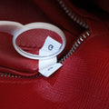 stripe Baiade Red×white SAFFIANO Leather 1BD009 117 Gストライプ バイアデ レッド×ホワイト サフィアーノレザー 1BD009 117 G