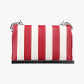 stripe Baiade Red×white SAFFIANO Leather 1BD009 117 Gストライプ バイアデ レッド×ホワイト サフィアーノレザー 1BD009 117 G