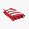 stripe Baiade Red×white SAFFIANO Leather 1BD009 117 Gストライプ バイアデ レッド×ホワイト サフィアーノレザー 1BD009 117 G