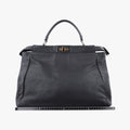 PEEKABOO Large Black Leather 8BN210 8BN210-BKK-119.2516ピーカブー ラージ ブラック レザー 8BN210 8BN210-BKK-119.2516