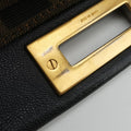 PEEKABOO Large Black Leather 8BN210 8BN210-BKK-119.2516ピーカブー ラージ ブラック レザー 8BN210 8BN210-BKK-119.2516