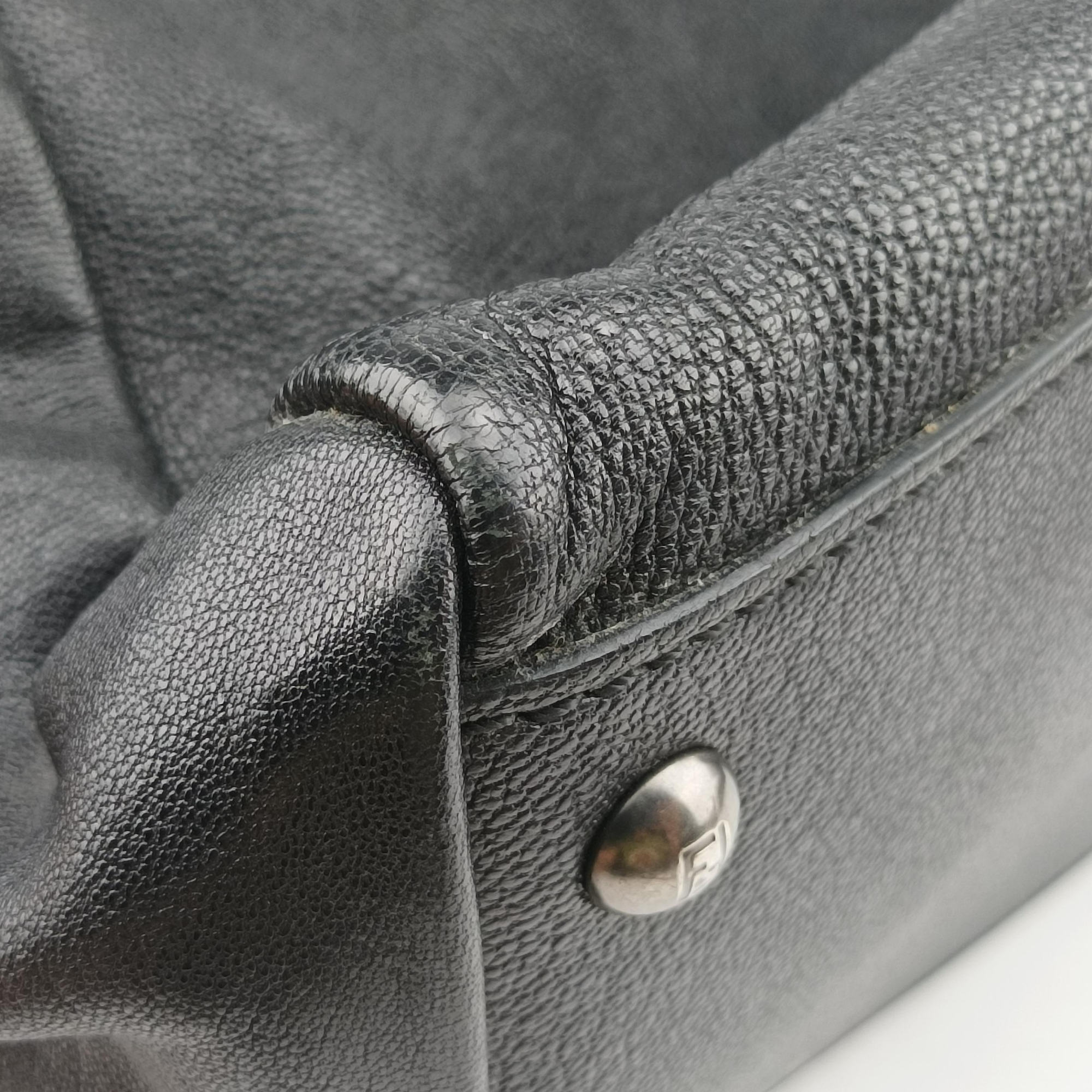 PEEKABOO Large Black Leather 8BN210 8BN210-BKK-119.2516ピーカブー ラージ ブラック レザー 8BN210 8BN210-BKK-119.2516