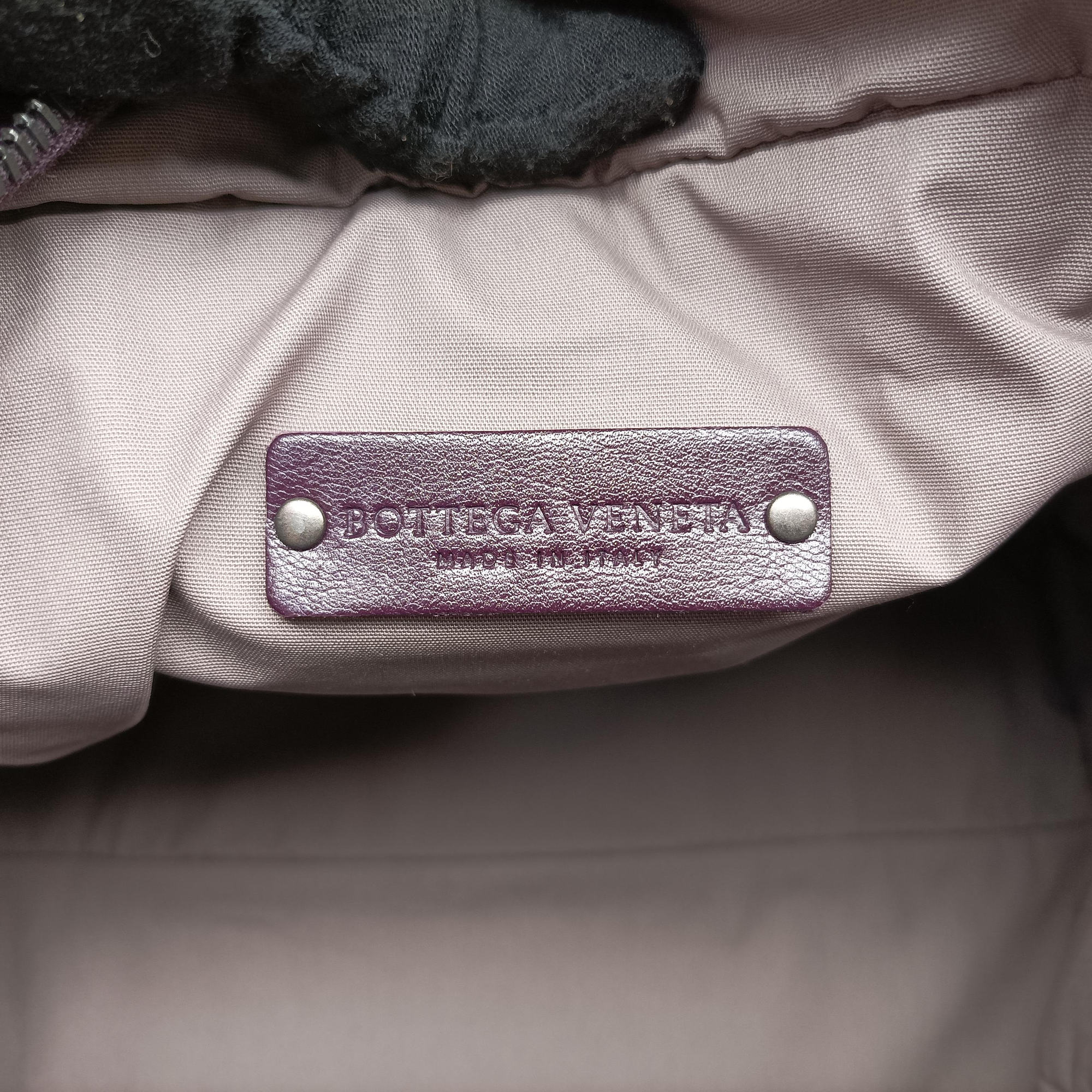 Intrecciato business Purple Leather B02099779Cイントレチャート ビジネス パープル レザー B02099779C
