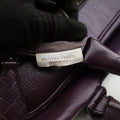 Intrecciato business Purple Leather B02099779Cイントレチャート ビジネス パープル レザー B02099779C