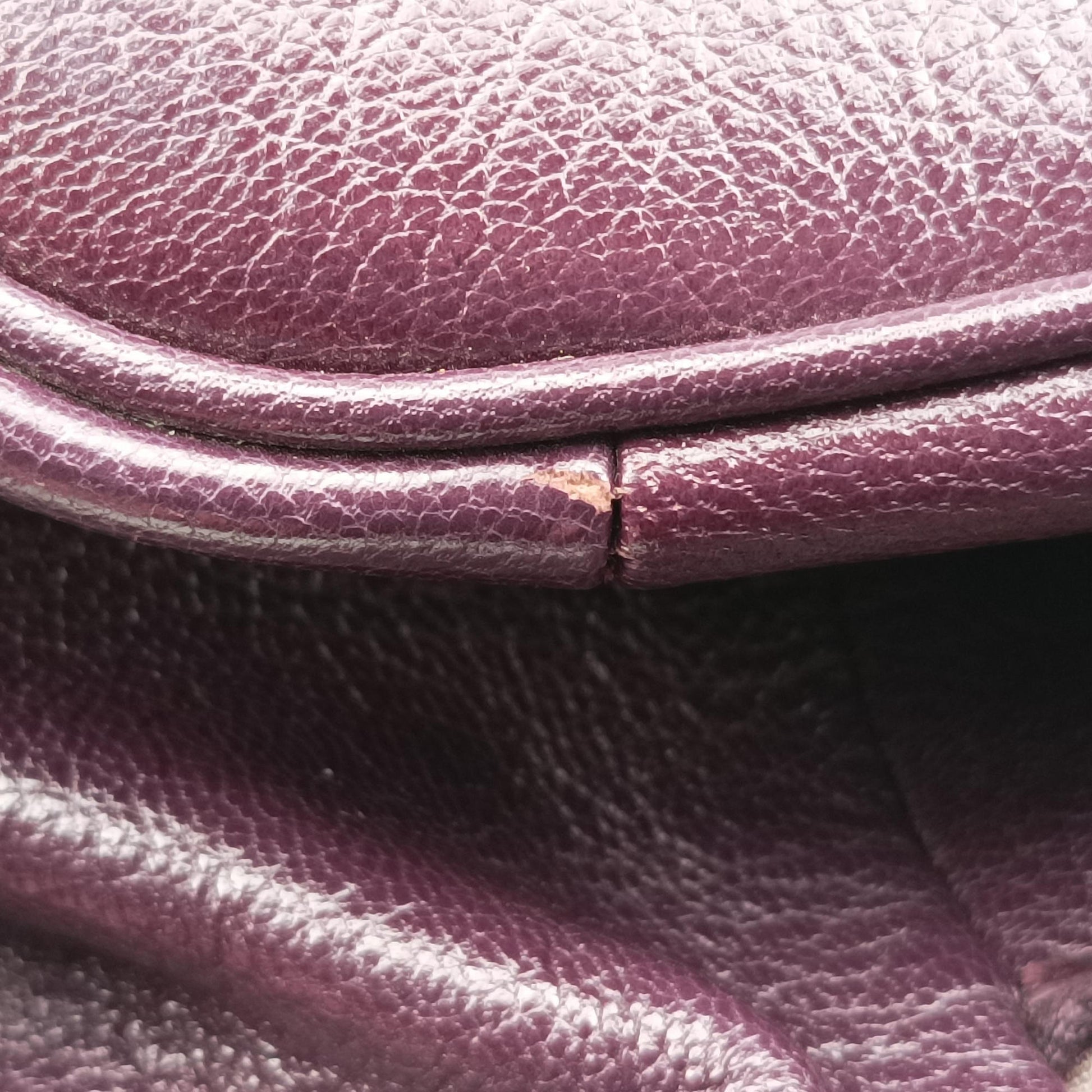 Intrecciato business Purple Leather B02099779Cイントレチャート ビジネス パープル レザー B02099779C