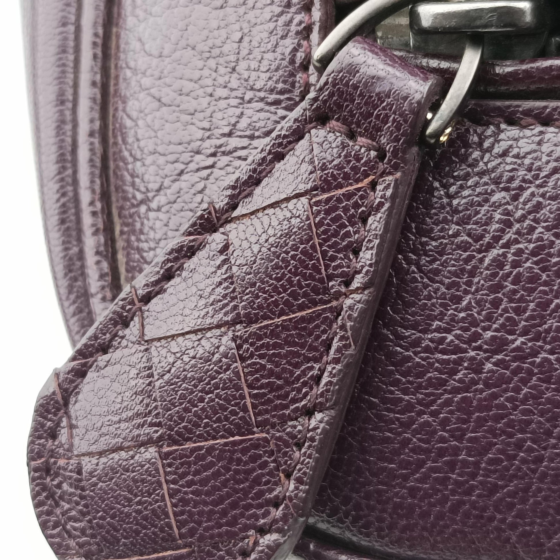 Intrecciato business Purple Leather B02099779Cイントレチャート ビジネス パープル レザー B02099779C
