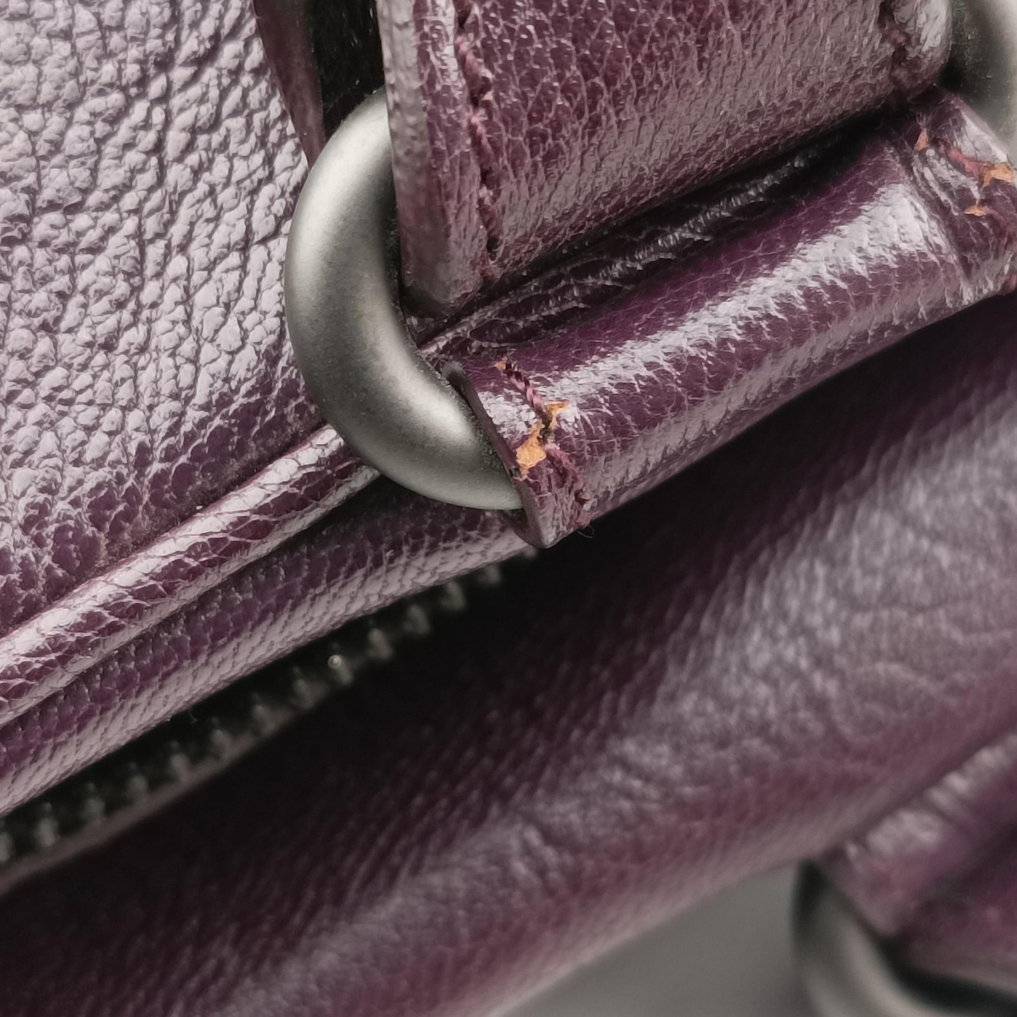 Intrecciato business Purple Leather B02099779Cイントレチャート ビジネス パープル レザー B02099779C