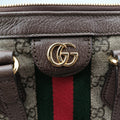 Pre-owned Gucci Ophidia Beige×Brown PVC coated canvas×Leather 524537 shoulderbag | stylenewstar