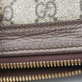 Pre-owned Gucci Ophidia Beige×Brown PVC coated canvas×Leather 524537 shoulderbag | stylenewstar