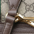 Pre-owned Gucci Ophidia Beige×Brown PVC coated canvas×Leather 524537 shoulderbag | stylenewstar
