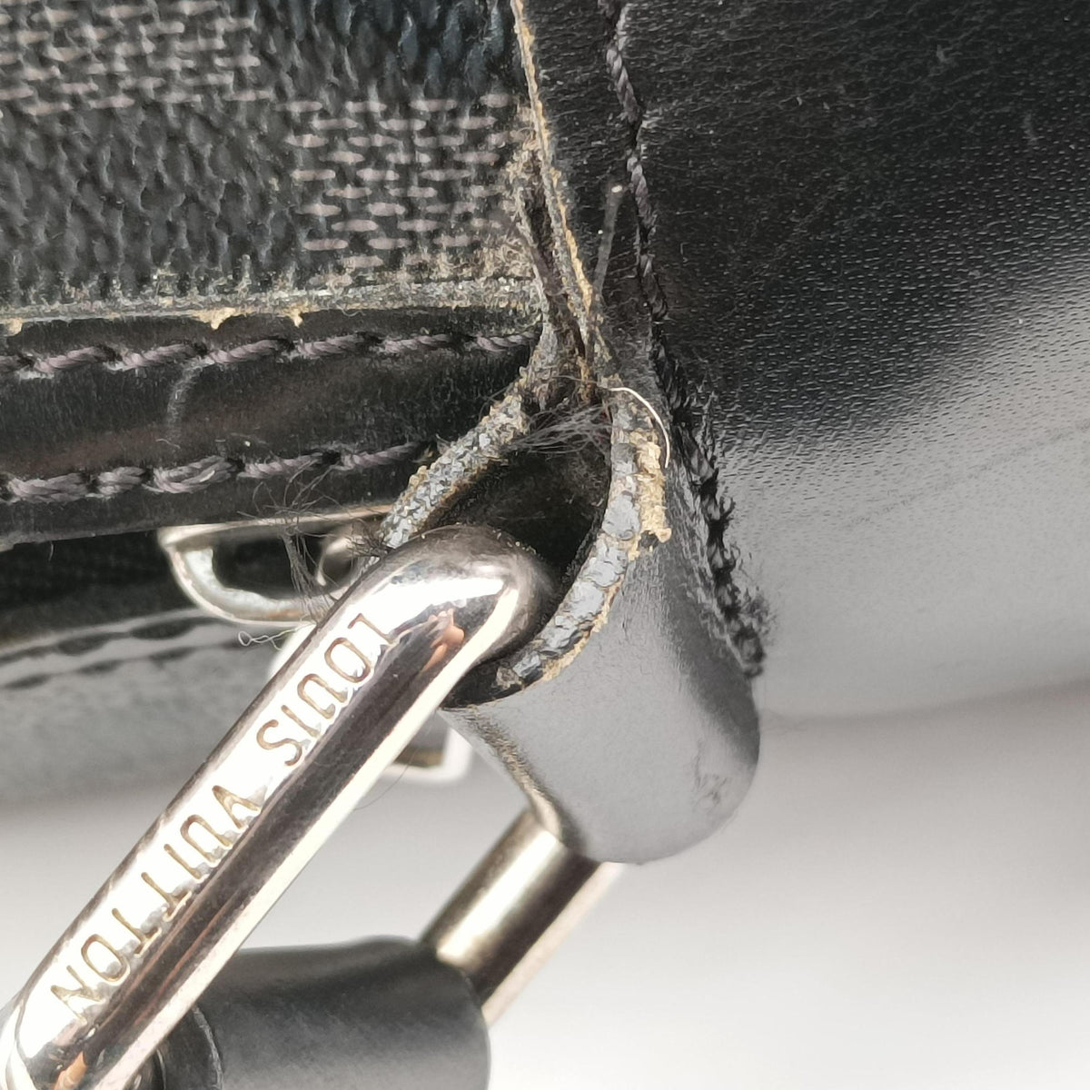 Pre-owned Louis Vuitton IEOH Noir Damier GRAPHITE N45252 shoulderbag | stylenewstar