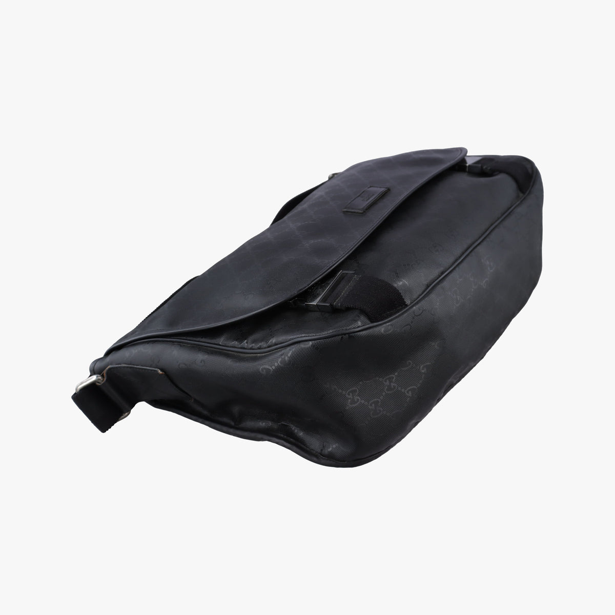 GG Imprime Messenger Black PVC coated canvas 201725 C5979253GGインプリメ メッセンジャー ブラック PVCコーティングキャンバス 201725 C5979253