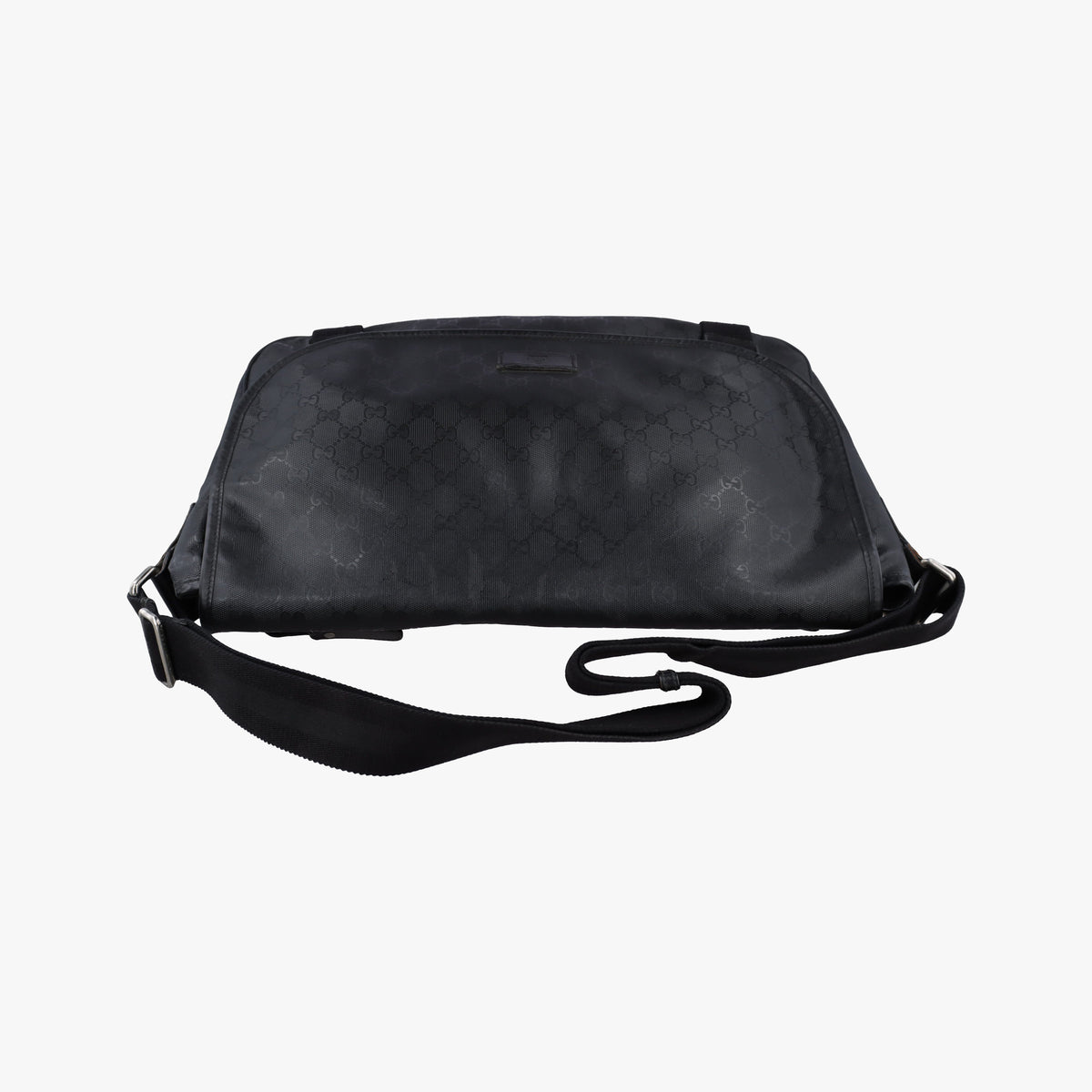 GG Imprime Messenger Black PVC coated canvas 201725 C5979253GGインプリメ メッセンジャー ブラック PVCコーティングキャンバス 201725 C5979253