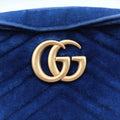 GG Marmont Blue velour 447632 H024258257GGマーモント ブルー ベロア 447632 H024258257