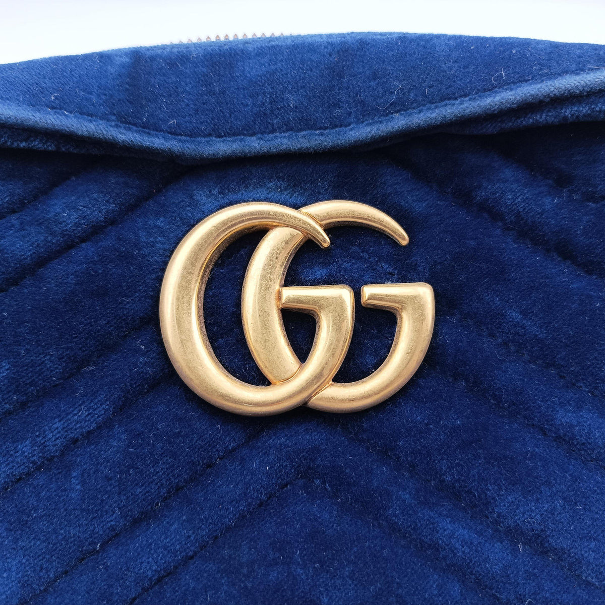 GG Marmont Blue velour 447632 H024258257GGマーモント ブルー ベロア 447632 H024258257