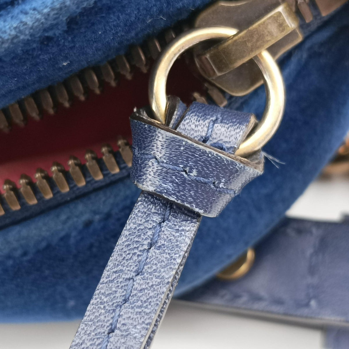 GG Marmont Blue velour 447632 H024258257GGマーモント ブルー ベロア 447632 H024258257