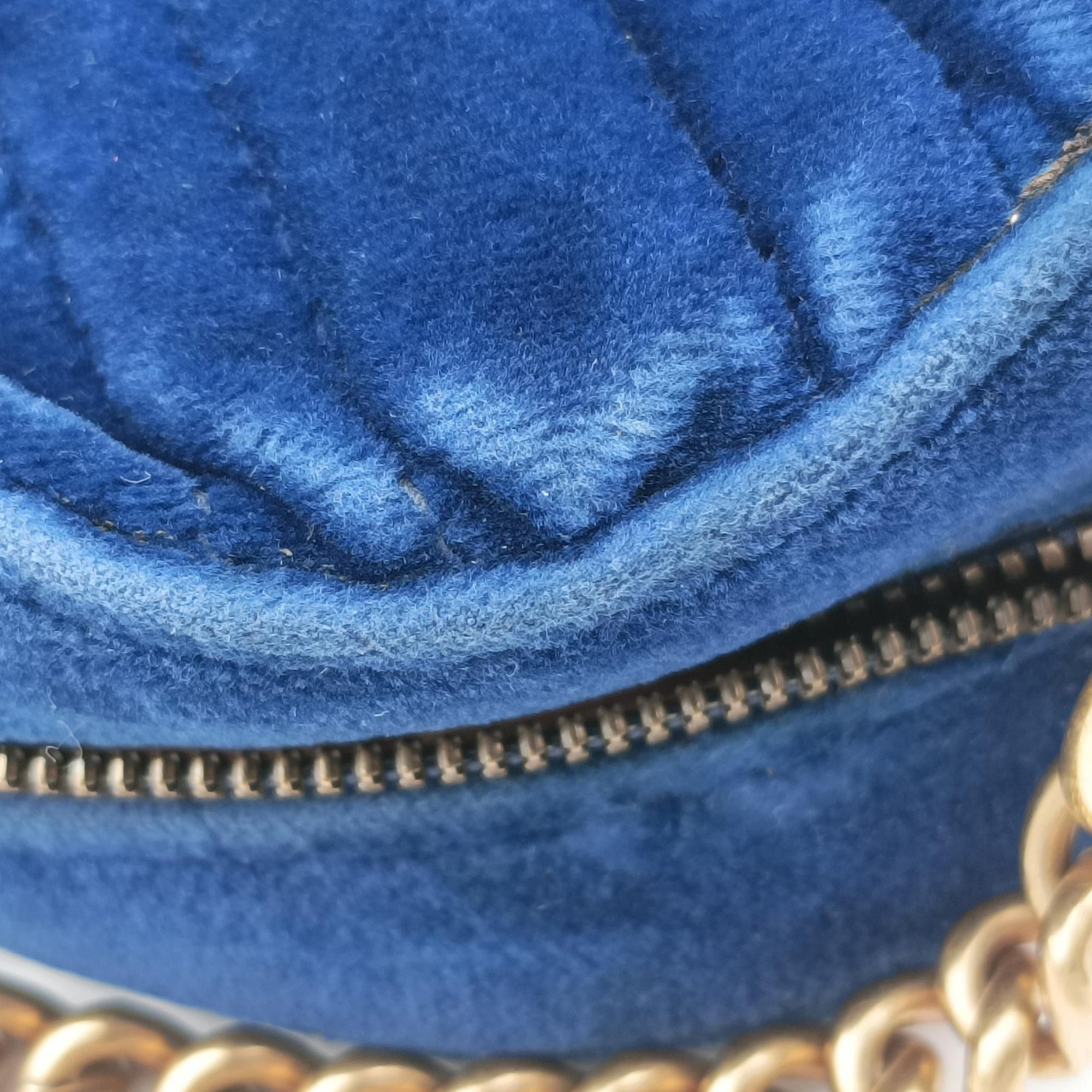 GG Marmont Blue velour 447632 H024258257GGマーモント ブルー ベロア 447632 H024258257