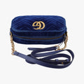 GG Marmont Blue velour 447632 H024258257GGマーモント ブルー ベロア 447632 H024258257