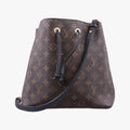 Pre-owned Louis Vuitton NeoNoe BROWN×Noir Monogram Canvas M44020 shoulderbag | stylenewstar