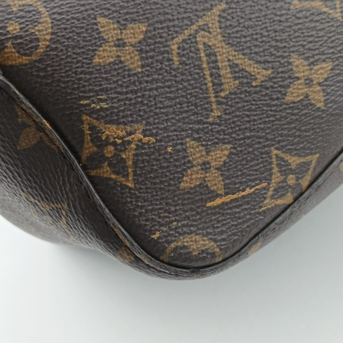 Pre-owned Louis Vuitton NeoNoe BROWN×Noir Monogram Canvas M44020 shoulderbag | stylenewstar