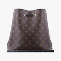 Pre-owned Louis Vuitton NeoNoe BROWN×Noir Monogram Canvas M44020 shoulderbag | stylenewstar