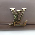 Pre-owned Louis Vuitton LOUISE MM Brown Leather M94647 shoulderbag | stylenewstar