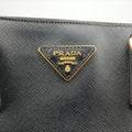 Pre-owned Prada Galleria Black SAFFIANO Leather BN2274 shoulderbag | stylenewstar
