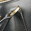 Pre-owned Prada Galleria Black SAFFIANO Leather BN2274 shoulderbag | stylenewstar
