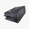 Pre-owned Prada Galleria Black SAFFIANO Leather BN2274 shoulderbag | stylenewstar
