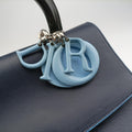 Pre-owned Christian Dior Be Dior Navy×Blue Leather  shoulderbag | stylenewstar