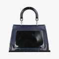 Pre-owned Christian Dior Be Dior Navy×Blue Leather  shoulderbag | stylenewstar