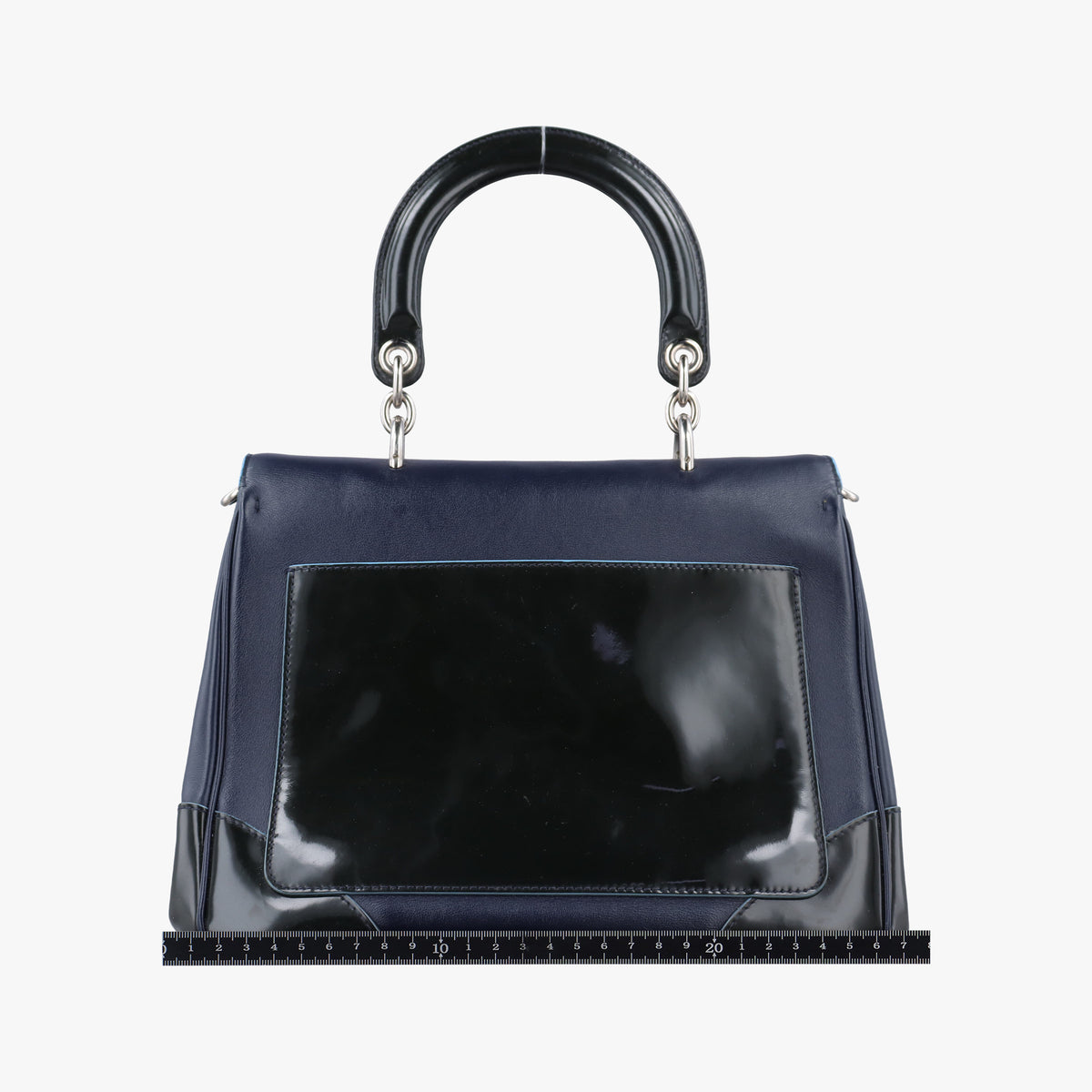 Pre-owned Christian Dior Be Dior Navy×Blue Leather  shoulderbag | stylenewstar