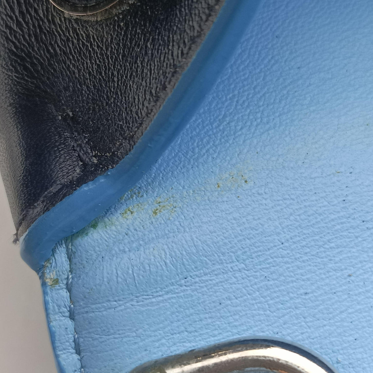 Pre-owned Christian Dior Be Dior Navy×Blue Leather  shoulderbag | stylenewstar