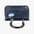Pre-owned Christian Dior Be Dior Navy×Blue Leather  shoulderbag | stylenewstar