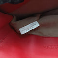 Luna Intrecciato Red lambskin B07601913Cルナ イントレチャート レッド ラムスキン B07601913C