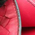 Luna Intrecciato Red lambskin B07601913Cルナ イントレチャート レッド ラムスキン B07601913C