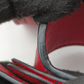 Luna Intrecciato Red lambskin B07601913Cルナ イントレチャート レッド ラムスキン B07601913C