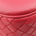 Luna Intrecciato Red lambskin B07601913Cルナ イントレチャート レッド ラムスキン B07601913C
