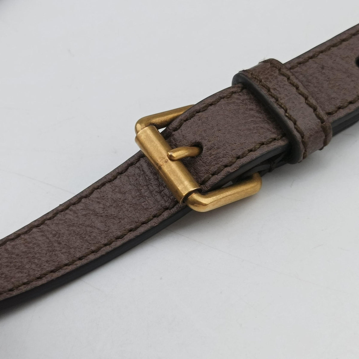 Ophidia Beige×brown PVC coated canvas×Leather 598127 A036151156オフィディア ベージュ×ブラウン PVCコーティングキャンバス×レザー 598127 A036151156