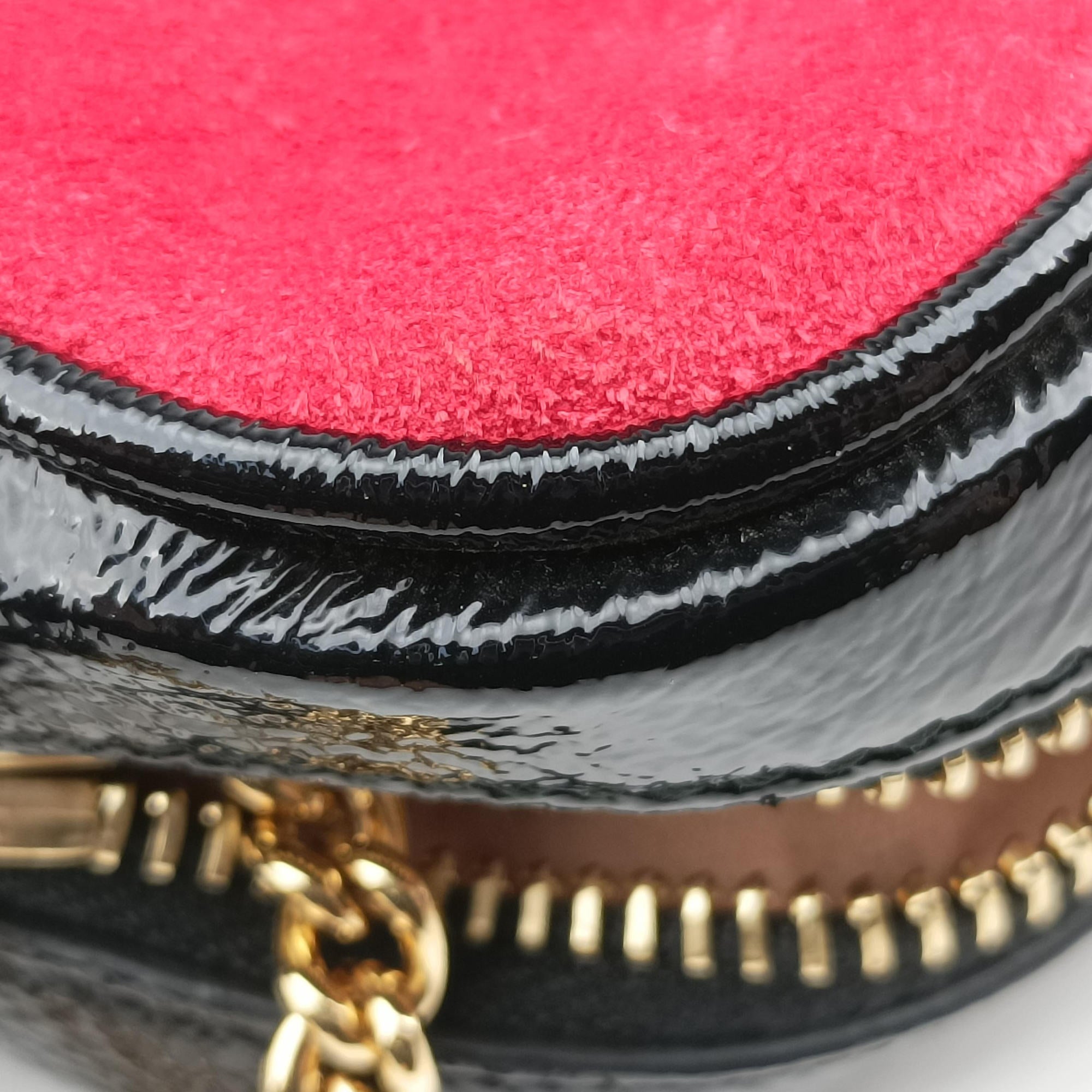 OPHIDIA Black×red suede×leather 517350 オフィディア ブラック×レッド スエード×レザー 517350 