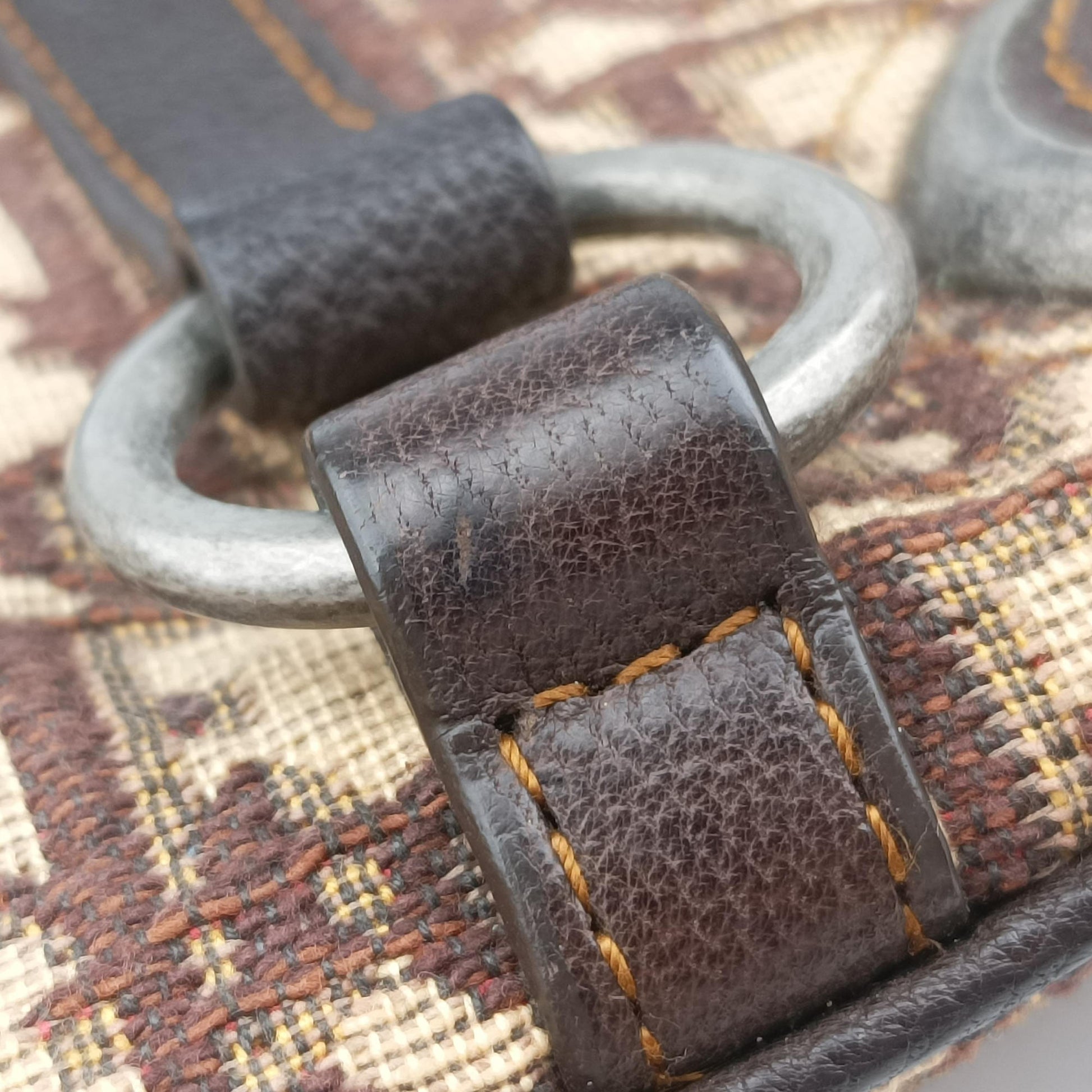 Trotter Brown Canvas × Leather 07-BO-0036トロッター ブラウン キャンバス × レザー 07-BO-0036