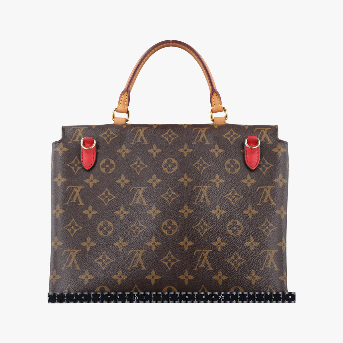 Pre-owned Louis Vuitton MARIGNAN Brown×COQUELICOT Monogram Canvas×calf leather M44544 shoulderbag | stylenewstar