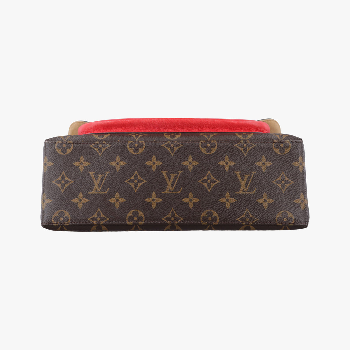 Pre-owned Louis Vuitton MARIGNAN Brown×COQUELICOT Monogram Canvas×calf leather M44544 shoulderbag | stylenewstar