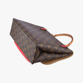 Pre-owned Louis Vuitton MARIGNAN Brown×COQUELICOT Monogram Canvas×calf leather M44544 shoulderbag | stylenewstar