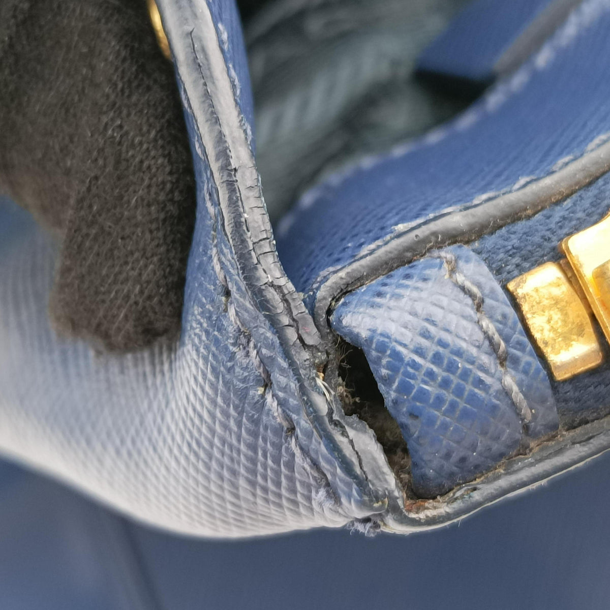 Galleria Blue SAFFIANO Leather BN2274 117ガレリア ブルー サフィアーノレザー BN2274 117